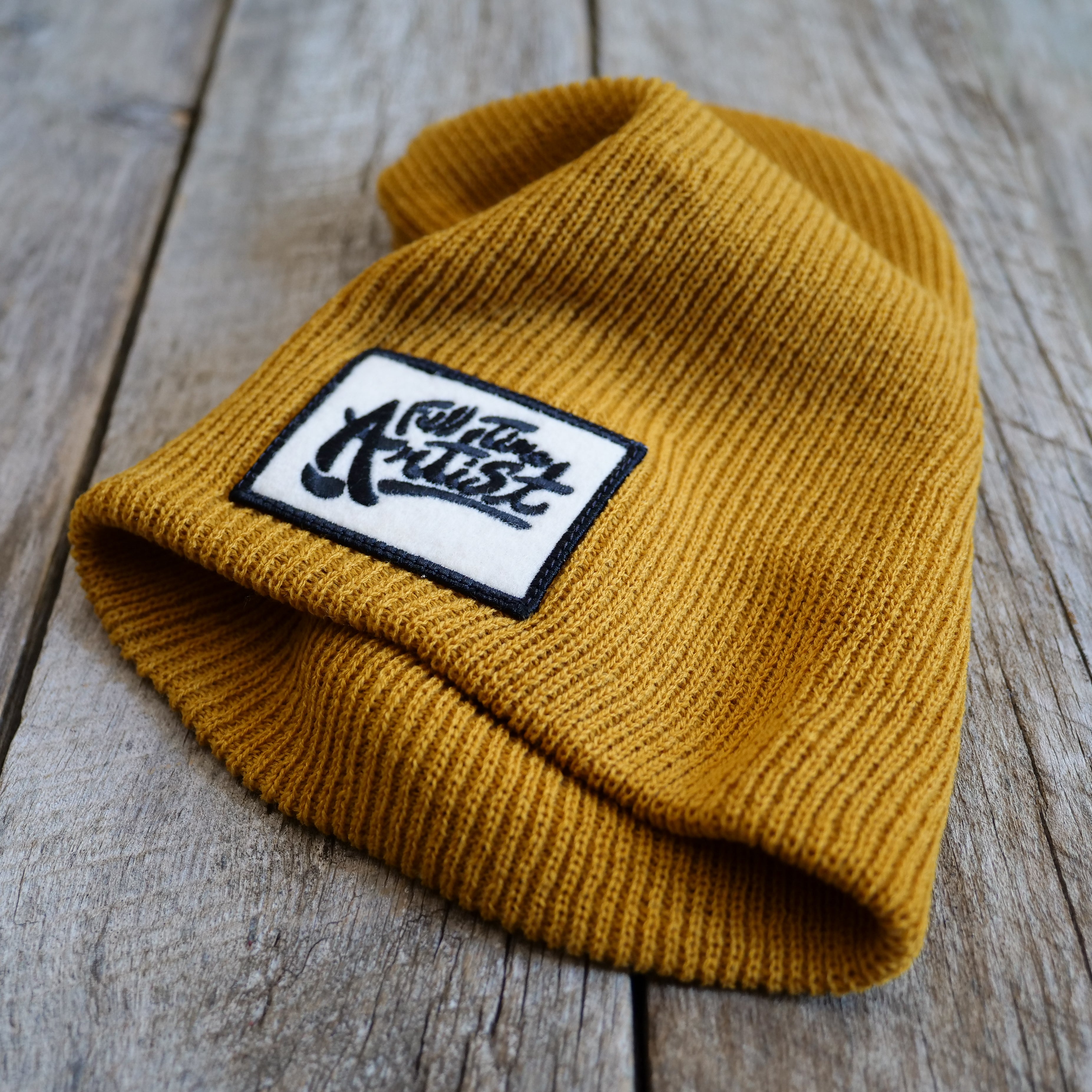 Full Time Artist Patch Slouch Beanie