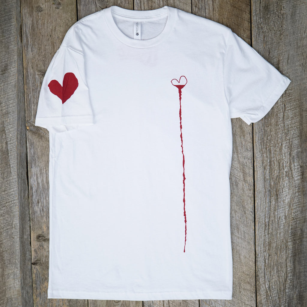 Bleeding Heart T-Shirt - White